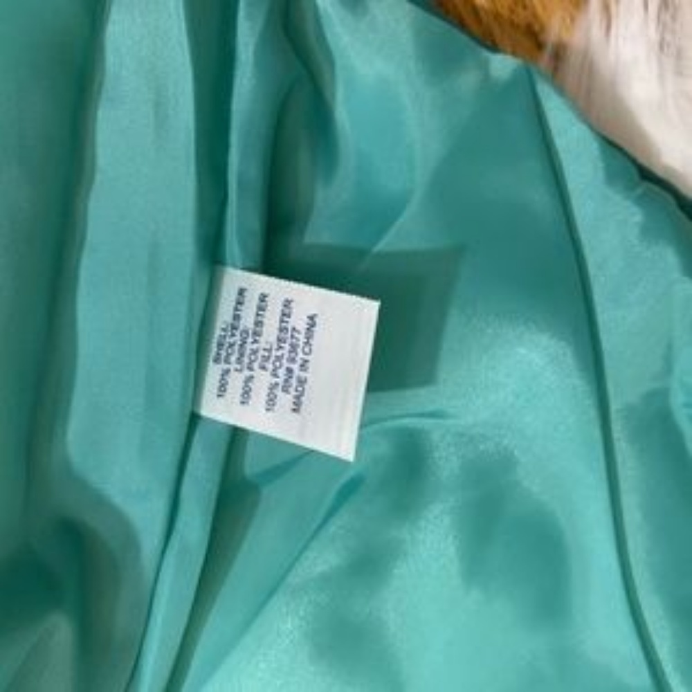 Women’s St Johns Bay Blue Puffer Vest Zippered - Picture 7 of 7